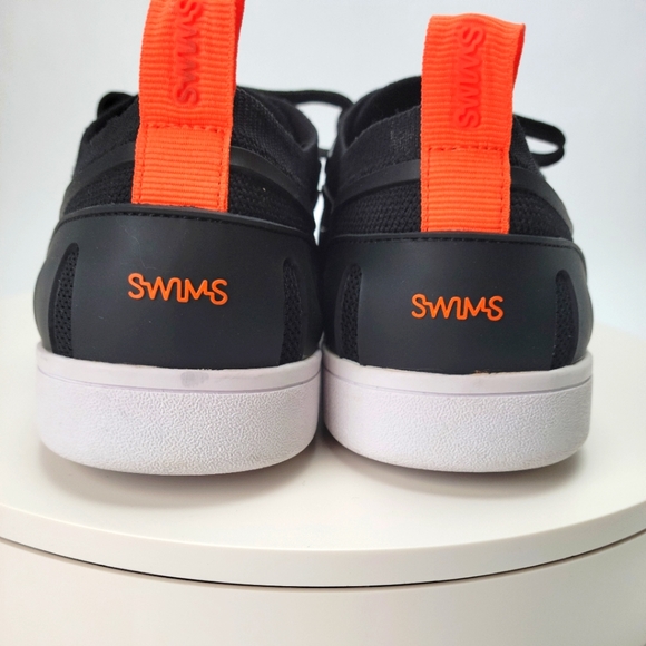 Men's Swims lace up black sneakers - Picture 4 of 10